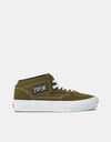 Vans Skate Half Cab Shoes - Dark Olive