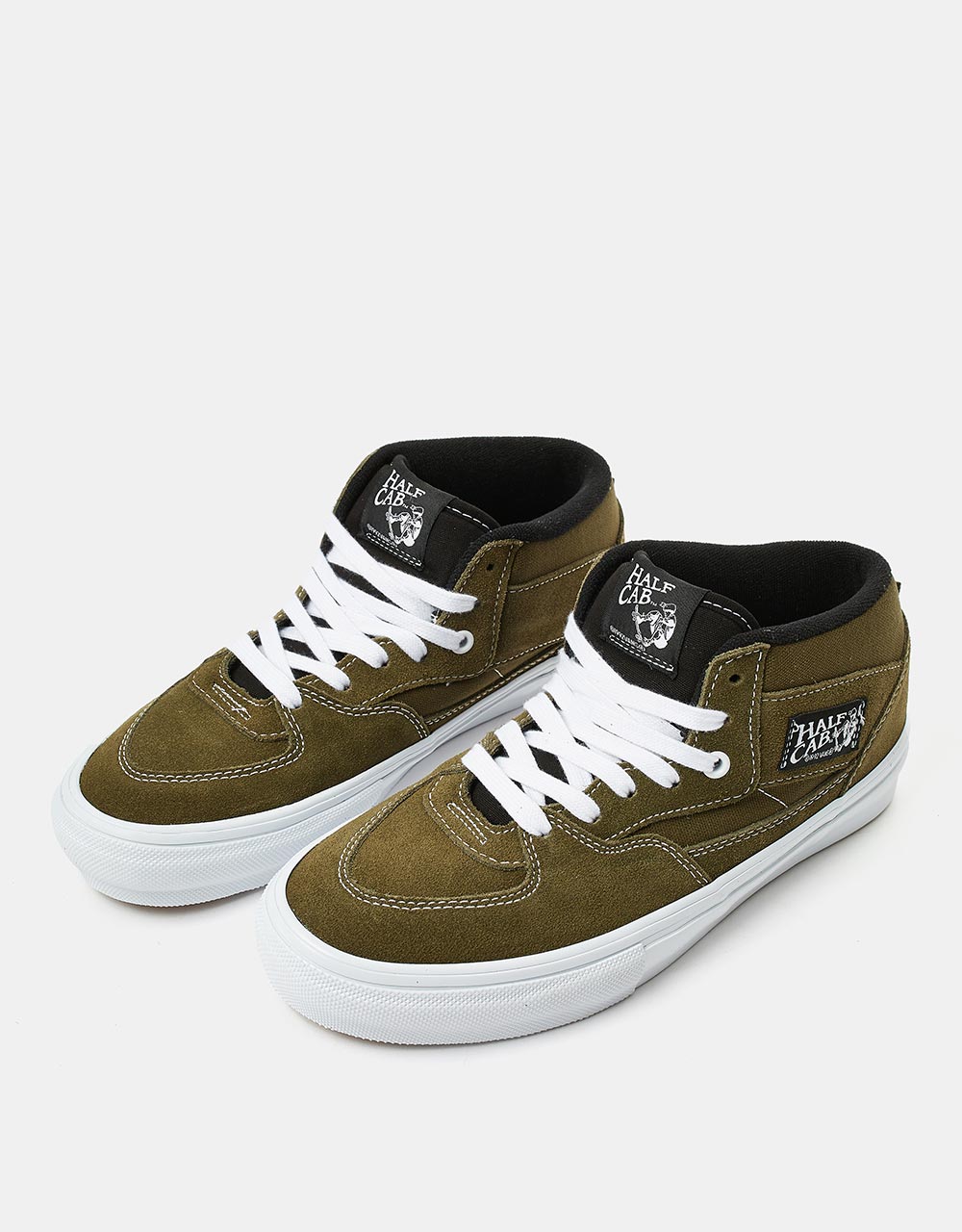 Vans Skate Half Cab Shoes - Dark Olive