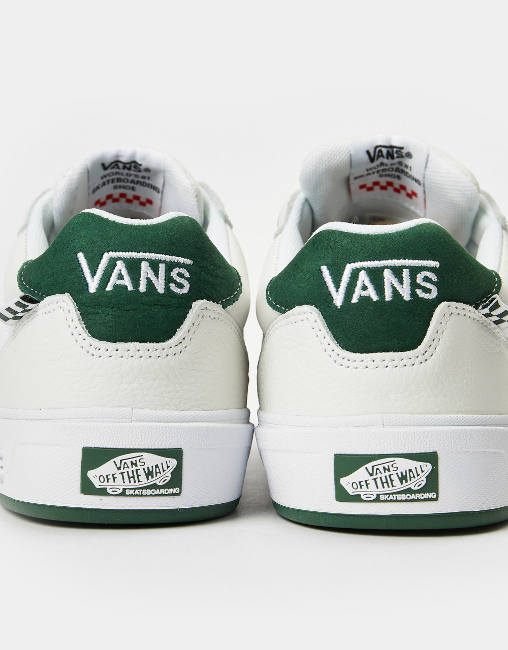 Vans Wayvee Skate Shoes - White/Green