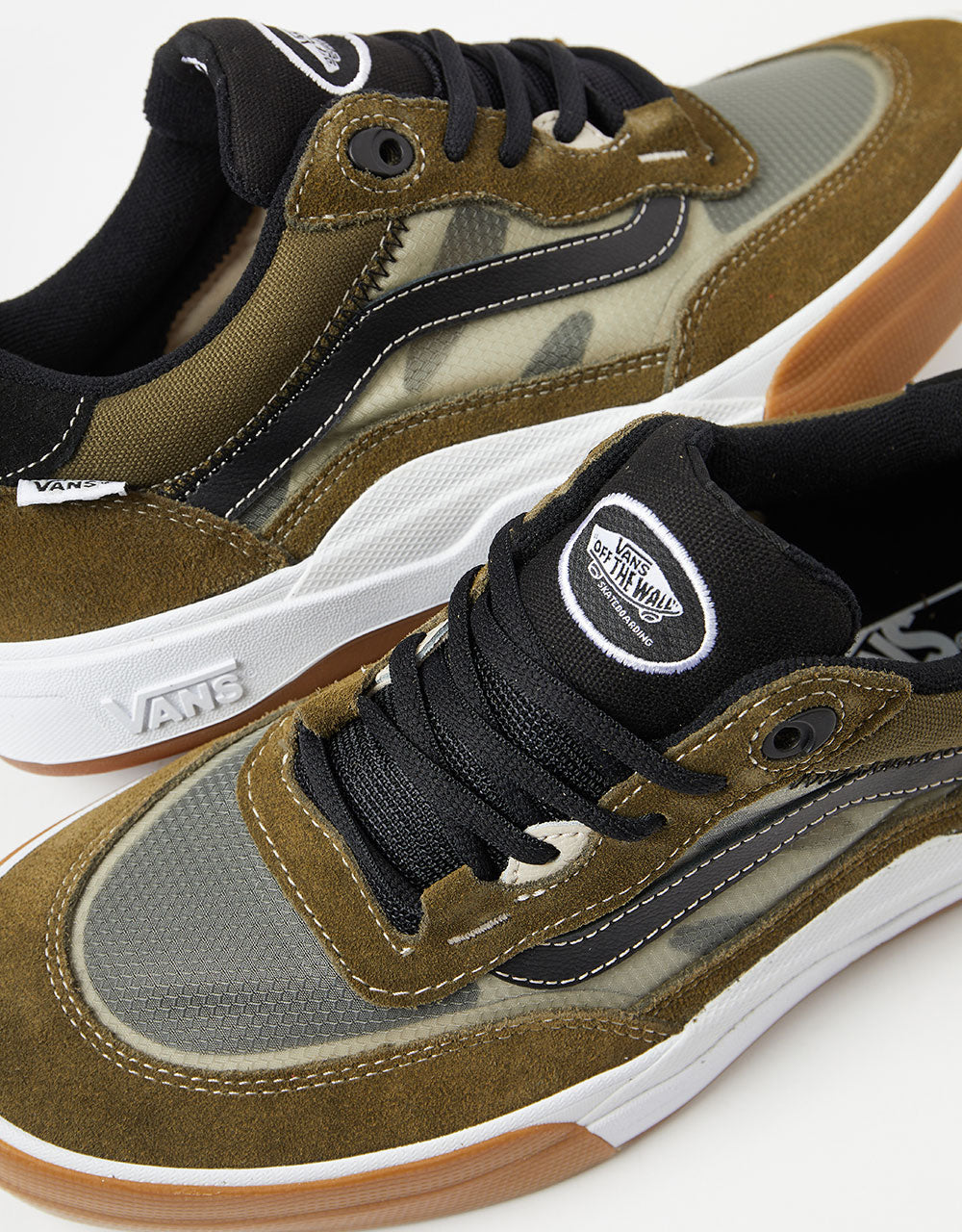 Vans Wayvee Skate Shoes - Dark Olive