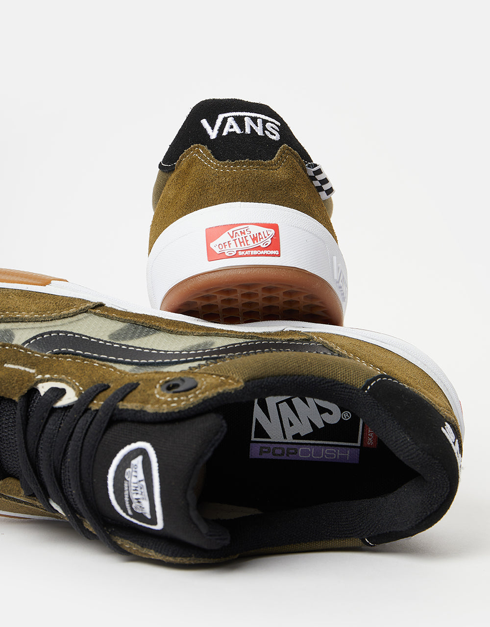 Vans Wayvee Skate Shoes - Dark Olive