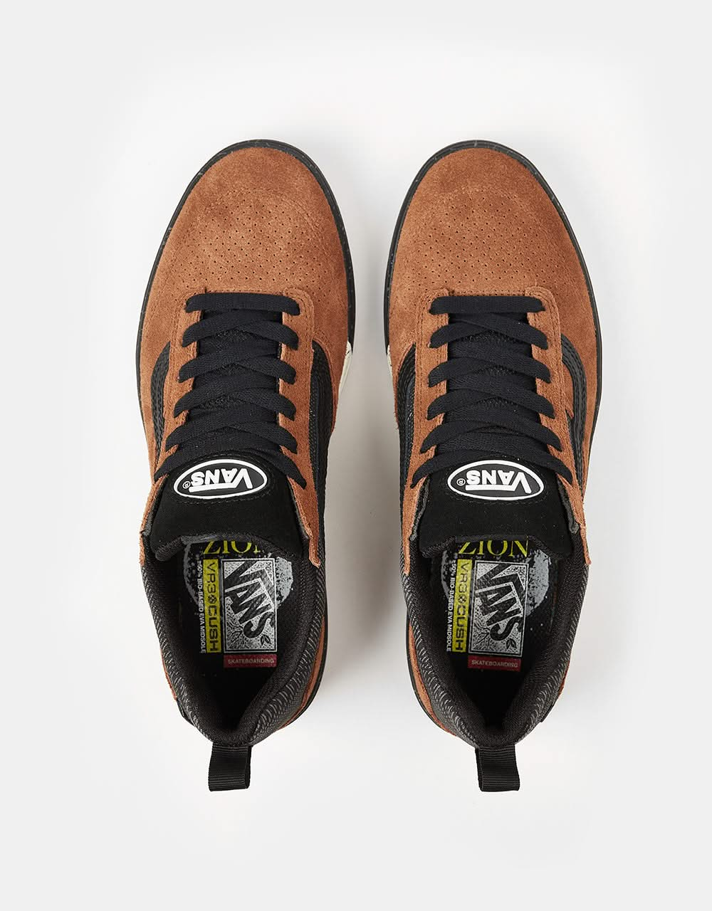 Vans Zahba Skate Shoes - (Zion Wright) Brown/Multi