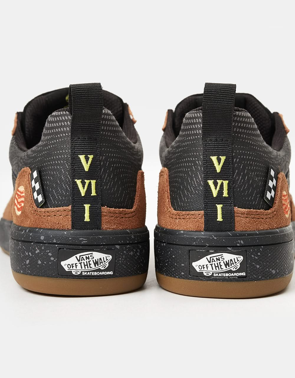 Vans Zahba Skate Shoes - (Zion Wright) Brown/Multi