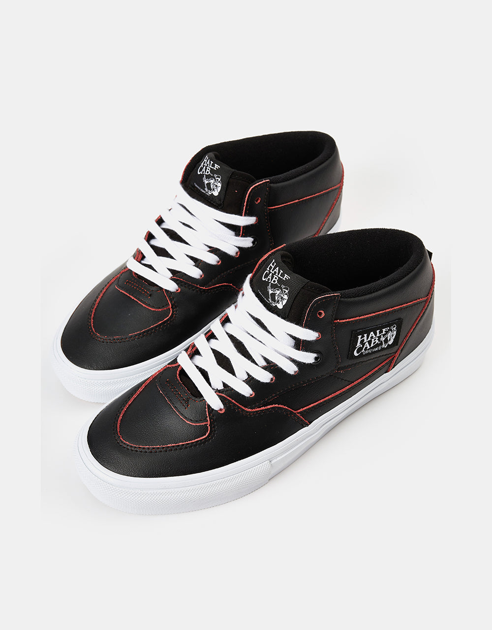 Vans Skate Half Cab R1 Zapatos de skate exclusivos del Reino Unido - (Wearaway) Negro/Blanco