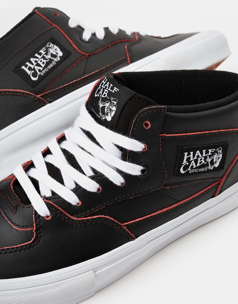 Vans Skate Half Cab R1 Chaussures de skate exclusives au Royaume-Uni - (Wearaway) Noir/Blanc