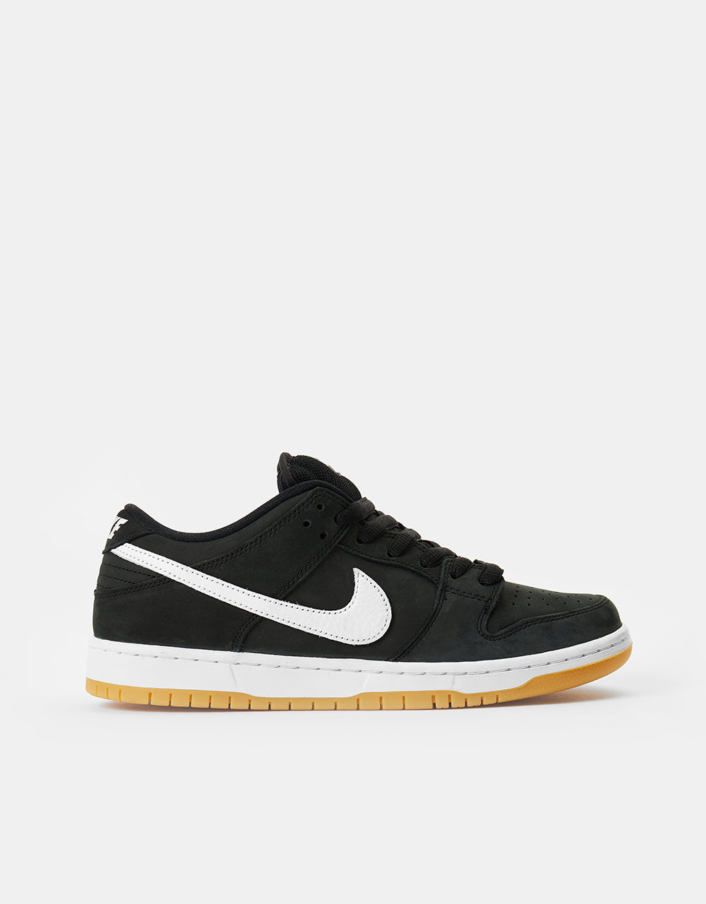 Nike SB Dunk Low Pro Premium Skate Shoes - Black/White-Black