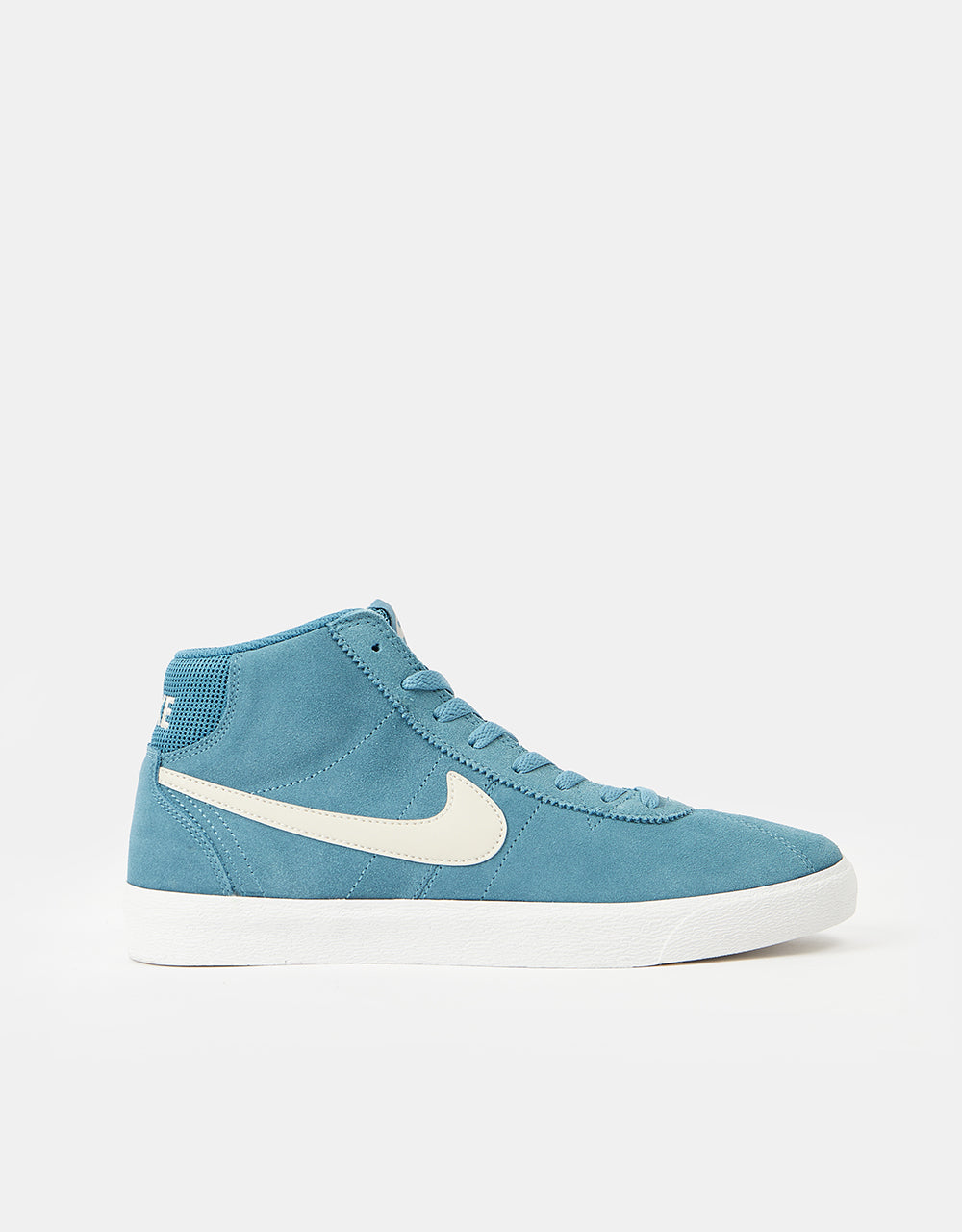 Nike SB Bruin High Skate Chaussures - Noise Aqua/Lt Orewood Brn-Noise Aqua