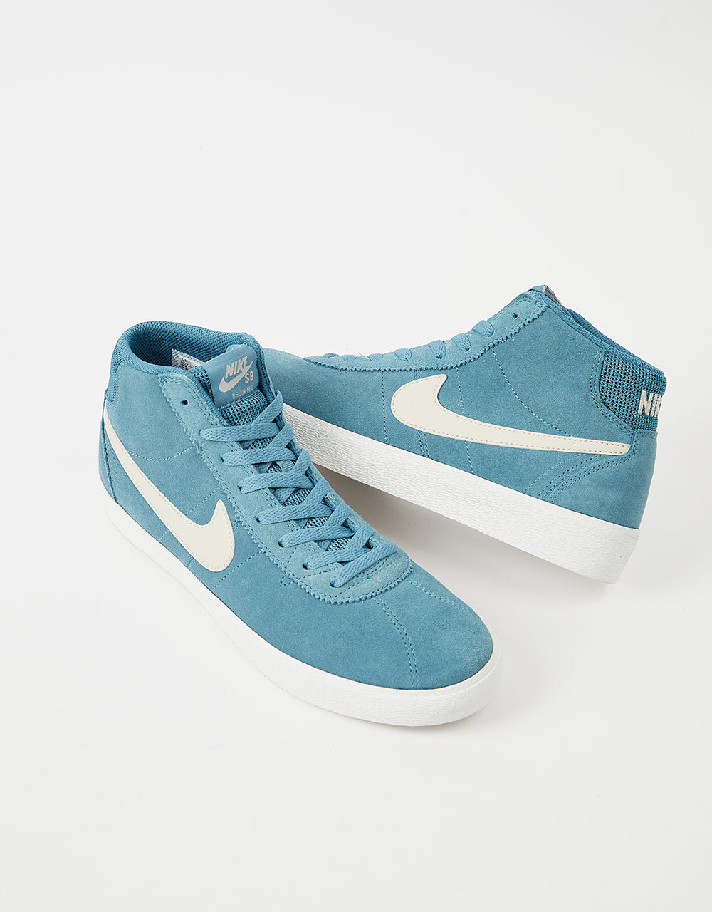 Nike SB Bruin High Zapatillas de skate - Noise Aqua/Lt Orewood Brn-Noise Aqua