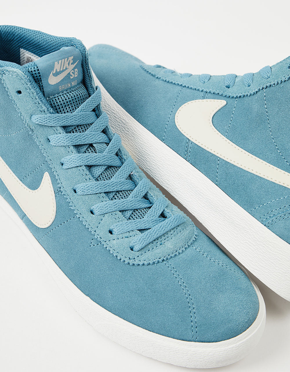 Nike SB Bruin High Skate Shoes - Noise Aqua/Lt Orewood Brn-Noise Aqua