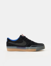 Nike SB Pogo Premium Skate Chaussures - Noir/Noir-Hyper Royal-Gum Marron Clair