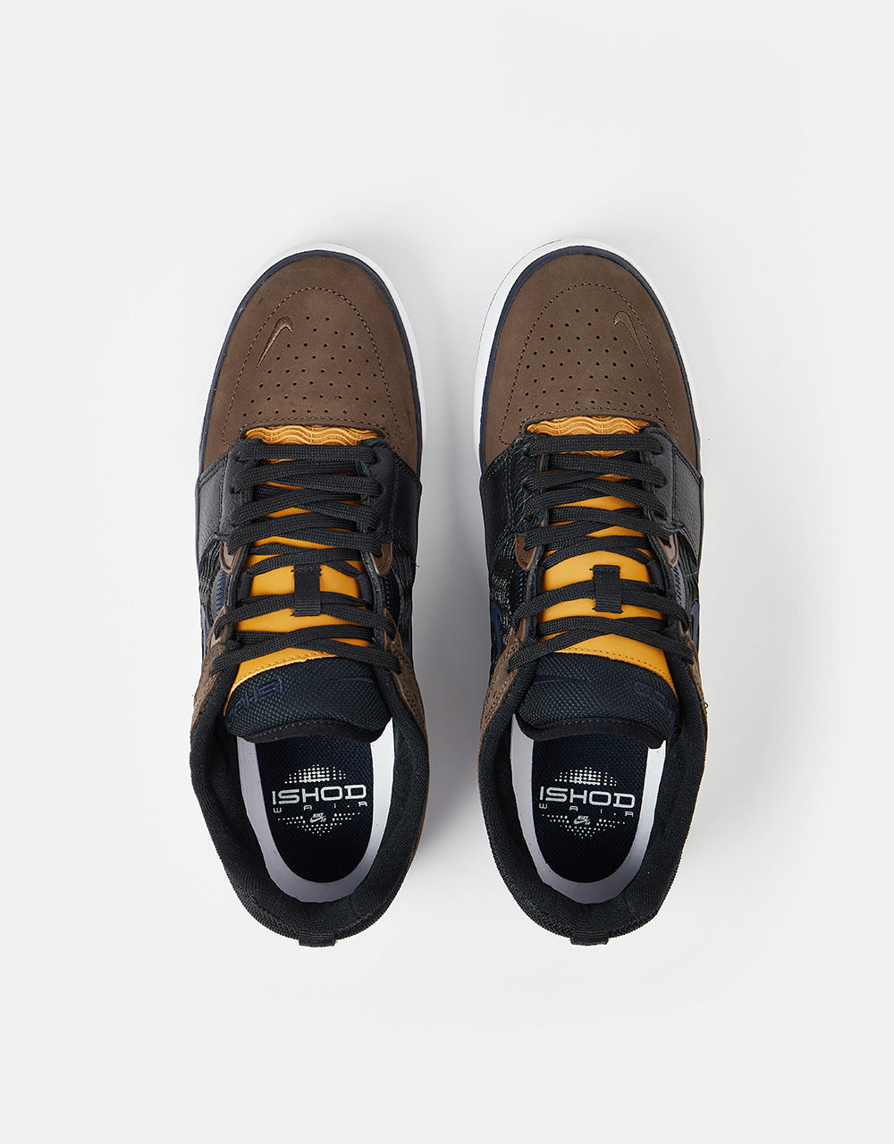 Nike SB Ishod Premium Skate Shoes - Baroque Brown/Obsidian-Black