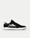 Lakai Atlantic Skate Shoes - Black/Light Grey Suede