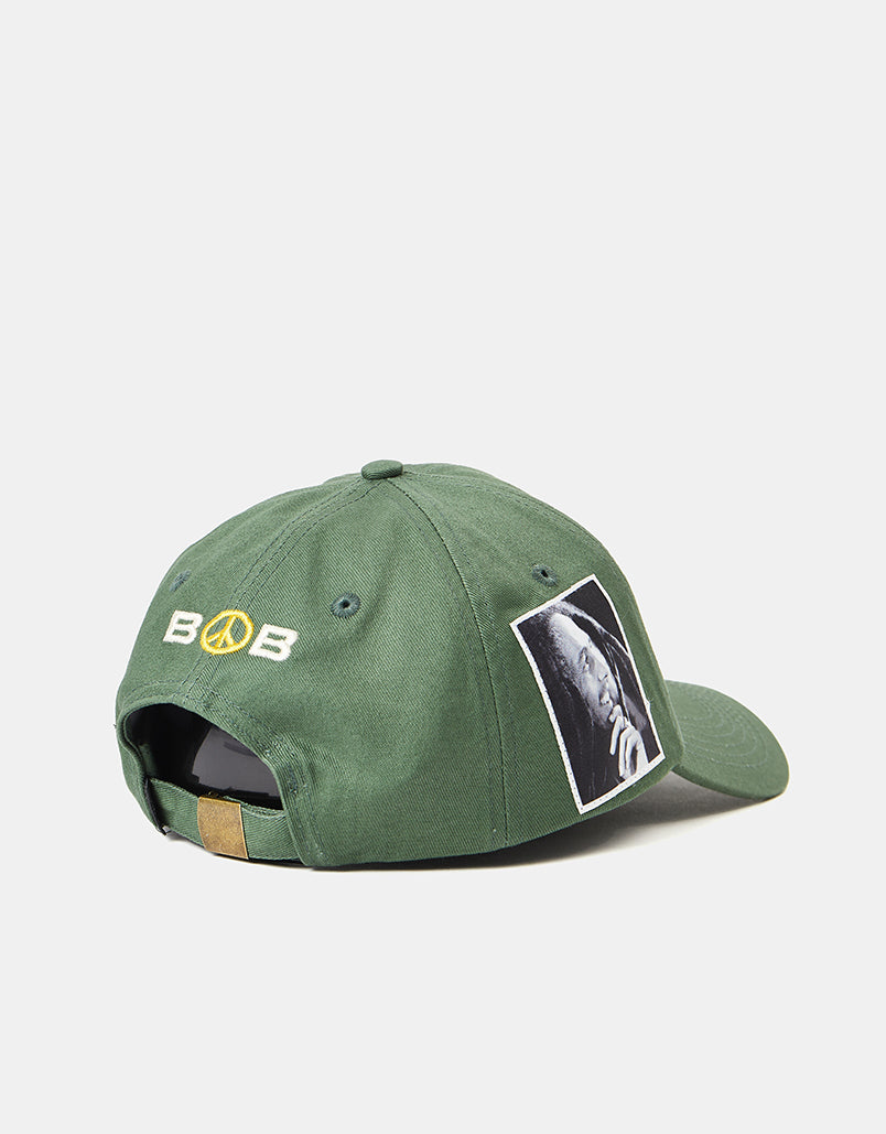 Primitive x Bob Marley Trenchtown Strapback - Green