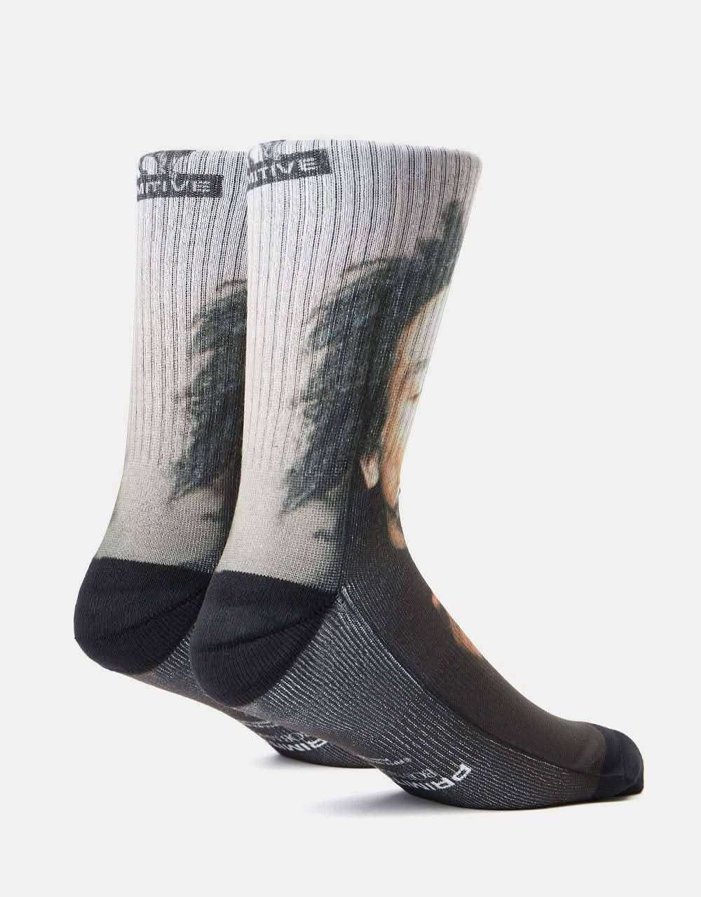 Primitive x Bob Marley Kaya Socks - Grey