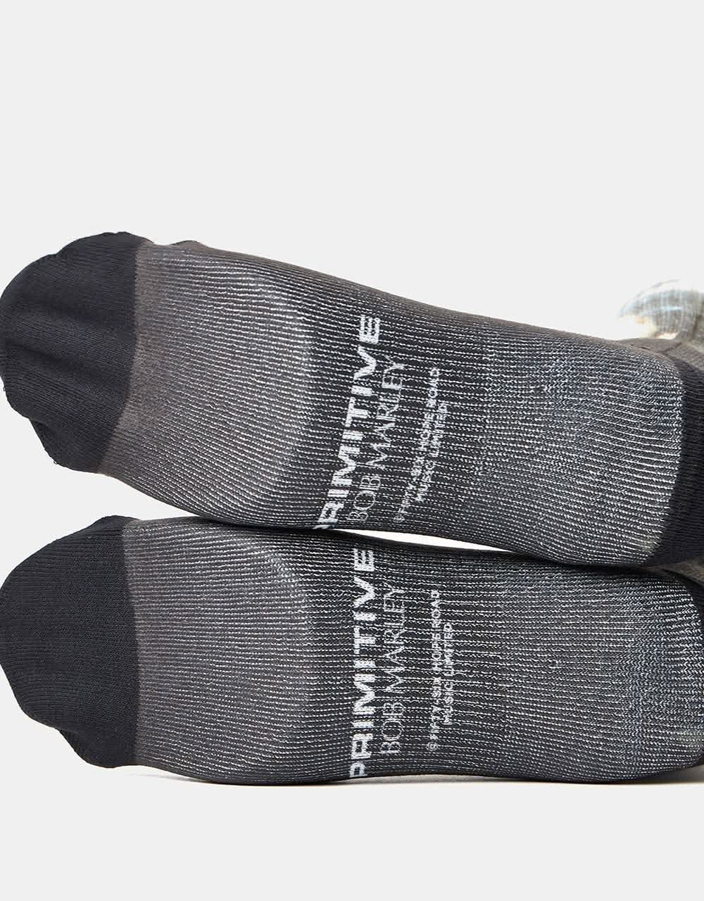 Primitive x Bob Marley Kaya Socks - Grey