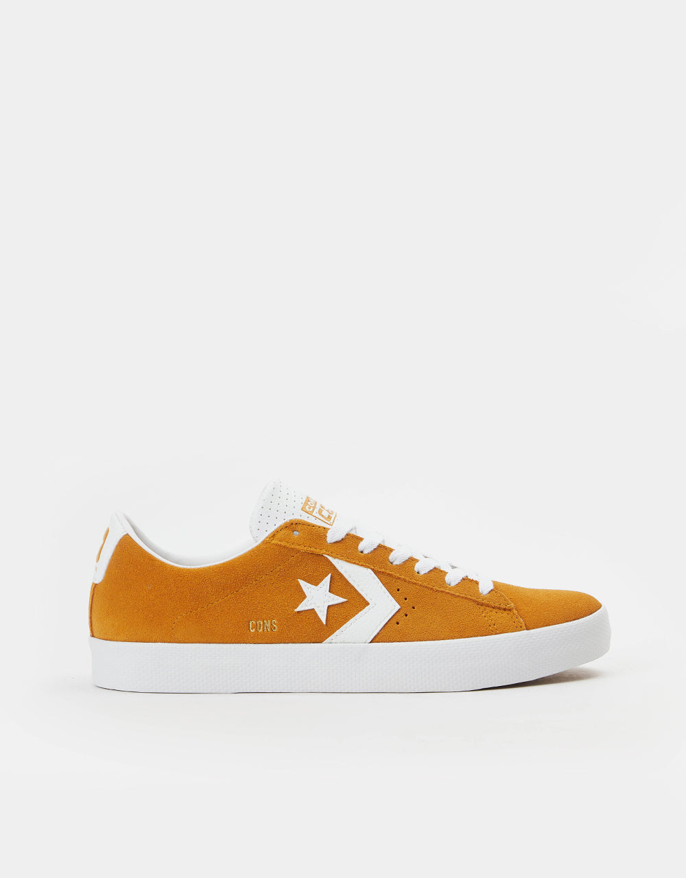 Converse PL Vulc Pro Ox Sommer-Skateschuhe - Goldene Sonnenuhr/Weiß/Weiß