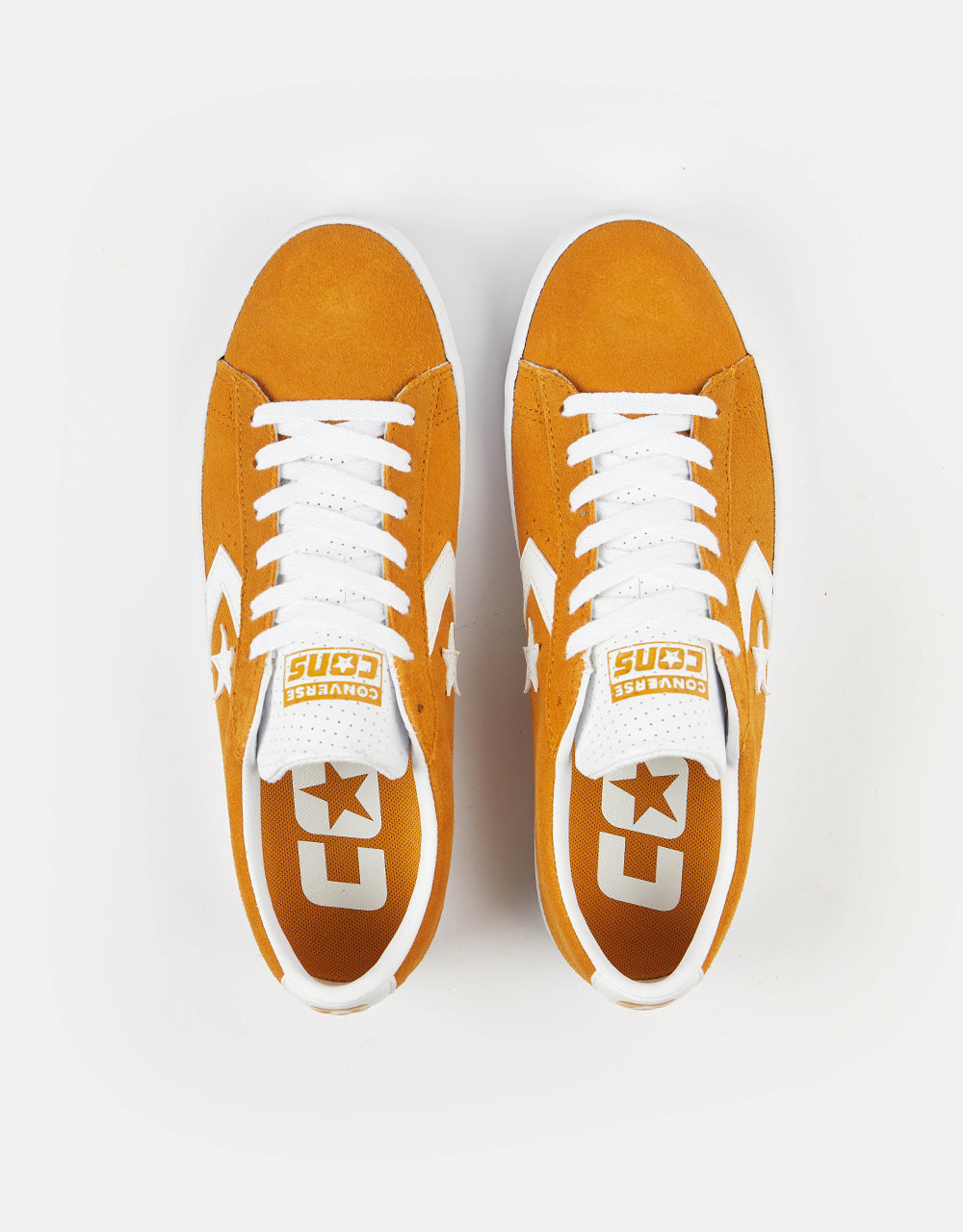 Converse PL Vulc Pro Ox Sommer-Skateschuhe - Goldene Sonnenuhr/Weiß/Weiß