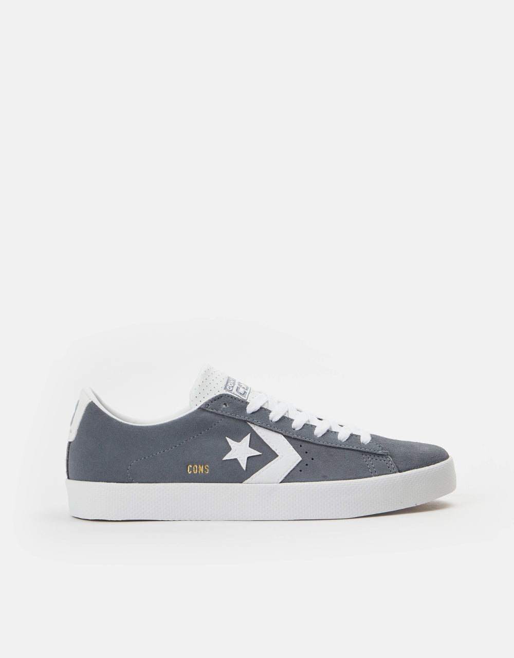 Chaussures de skate d'été Converse PL Vulc Pro Ox - Gris lunaire/Blanc/Blanc