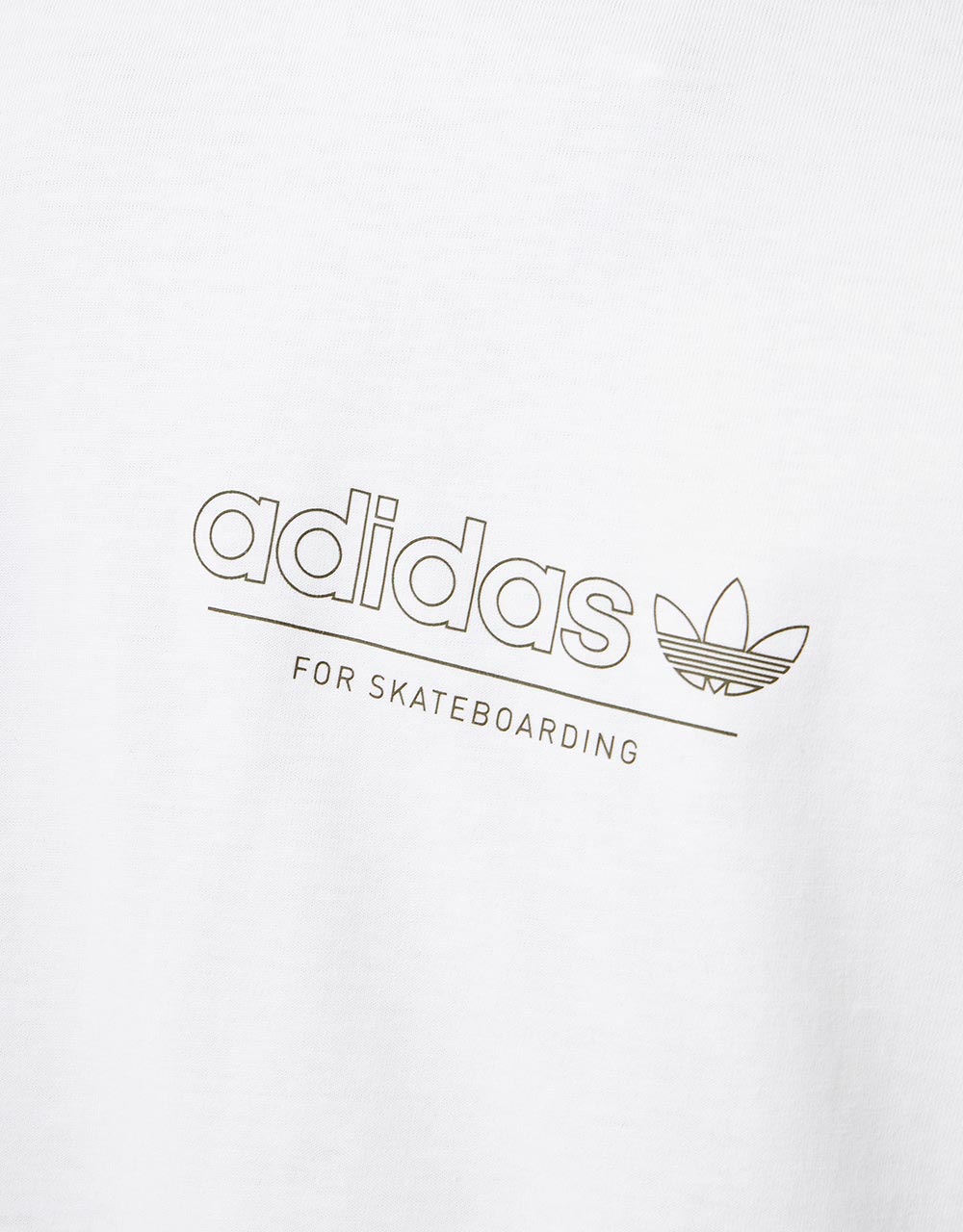 adidas 4.0 Strike T-Shirt - White/Olive Strata