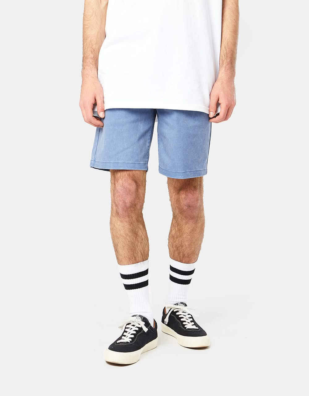 Brixton Choice Chino Short - Pacific Blue Vintage Wash