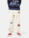 Butter Goods x The Smurfs Forage Wide Leg Pants - Natural