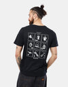 Columbia Rapid Ridge Back Graphic II T-Shirt - Black/Campsite Icons