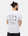 Columbia Rapid Ridge Back Graphic II T-Shirt - White/Campsite Icons