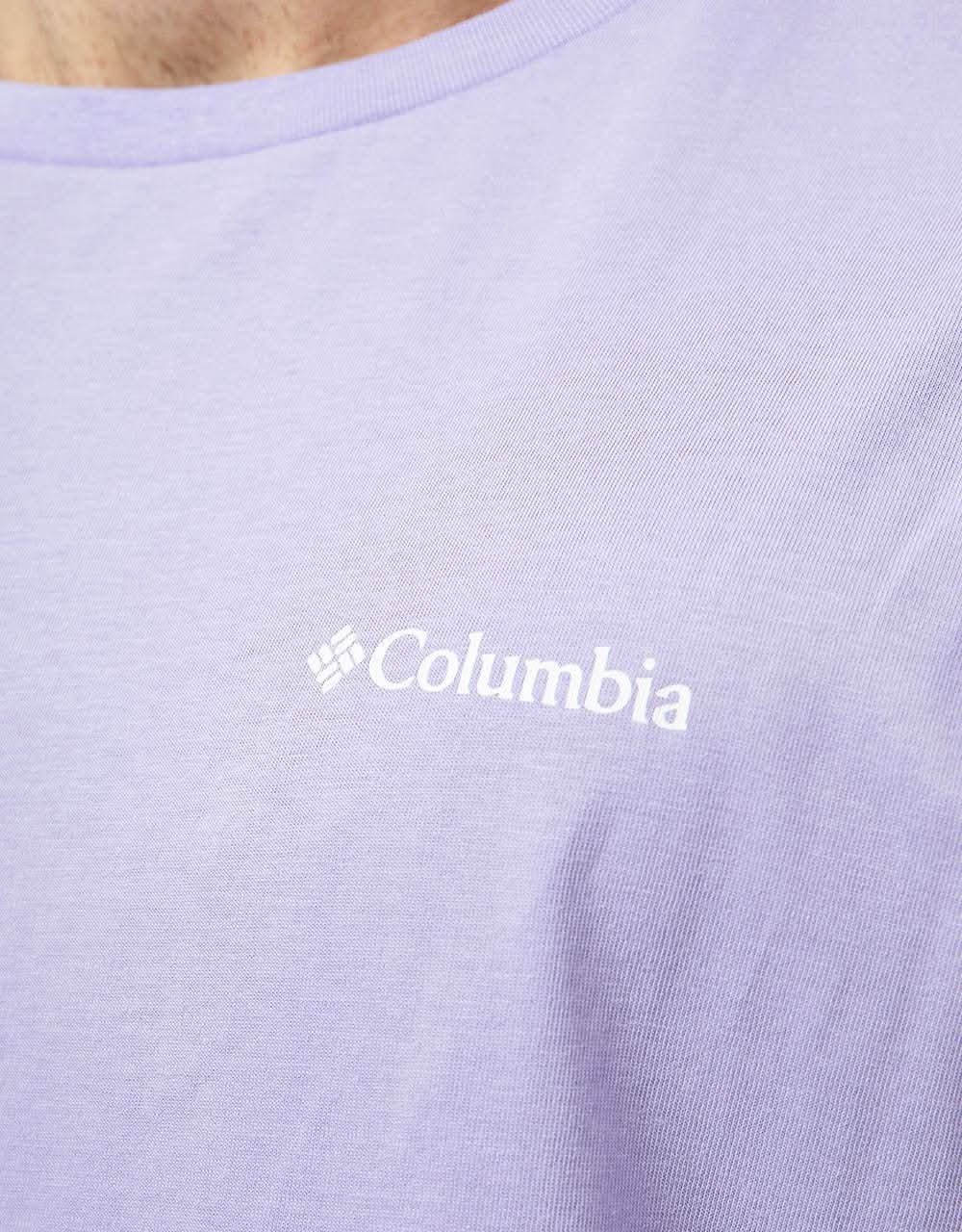 Columbia North Cascades T-Shirt - Frosted Purple/CSC Blanket Retro Box