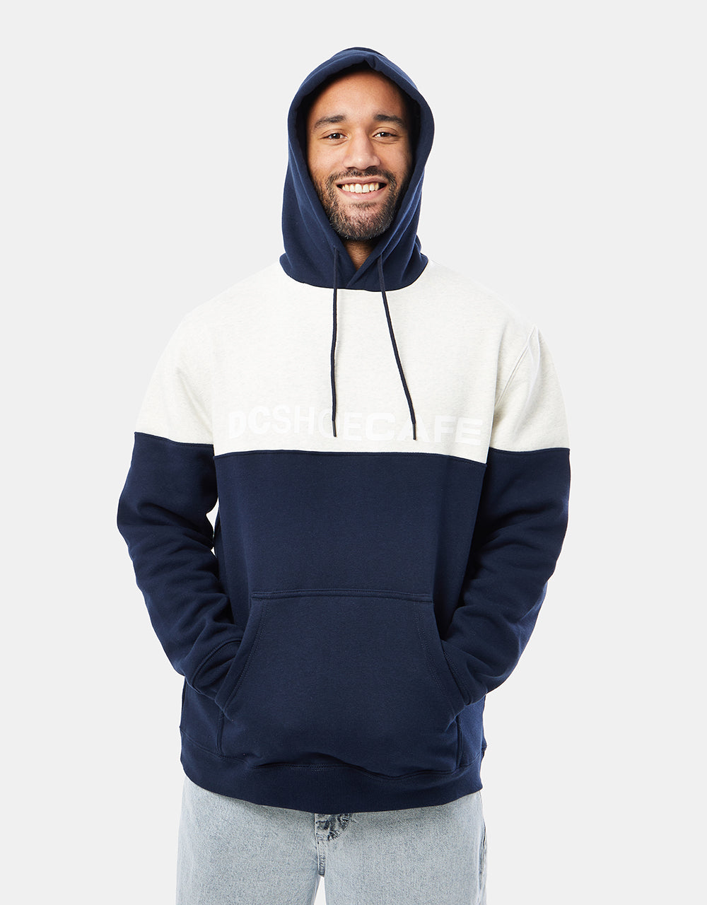 DC x Skateboard Café DCSHOECAFE Pullover Hoodie – Navy Blazer