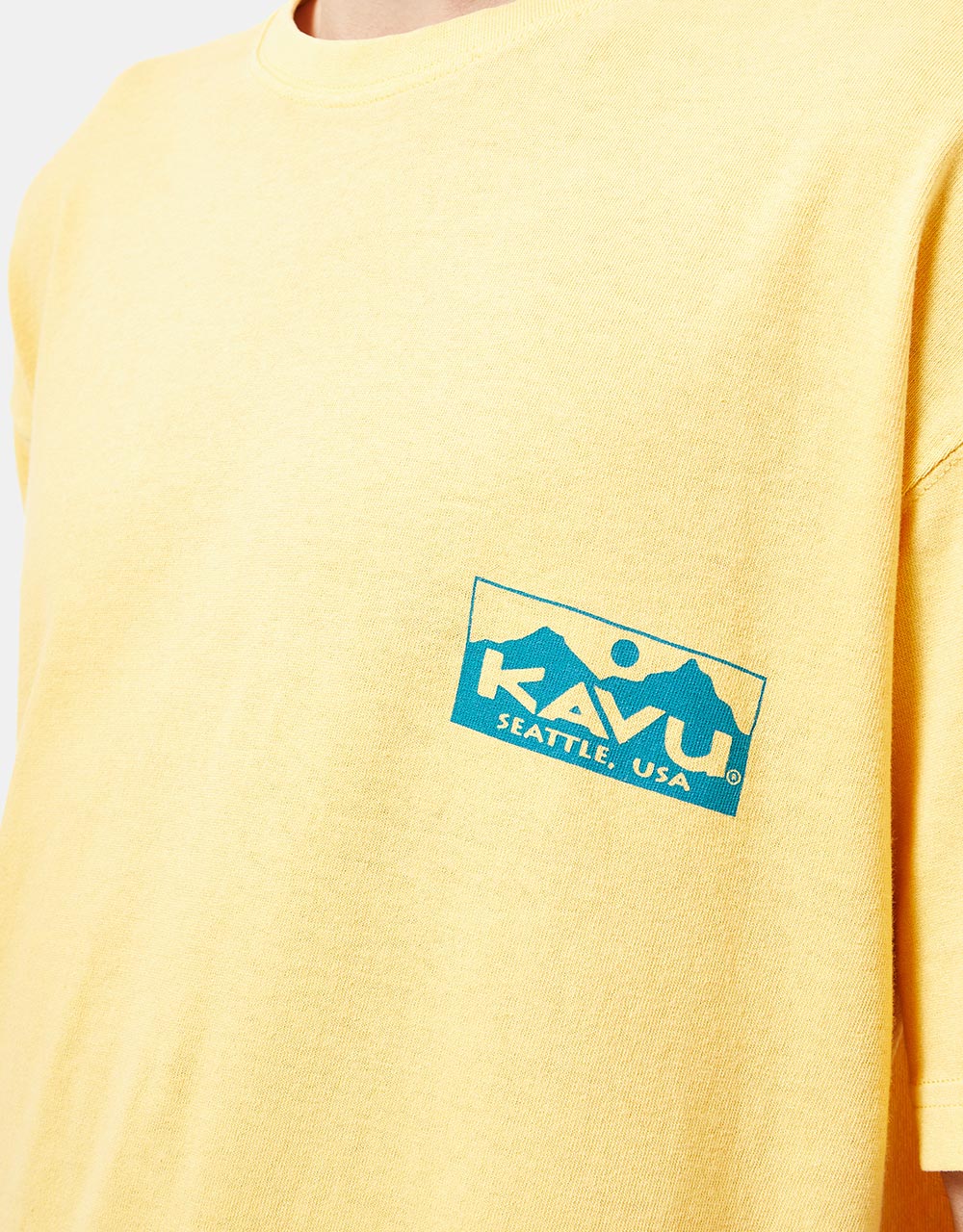 Camiseta Kavu Floatboat - Amarillo ámbar