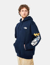 HUF Dicey Pullover Hoodie - Navy