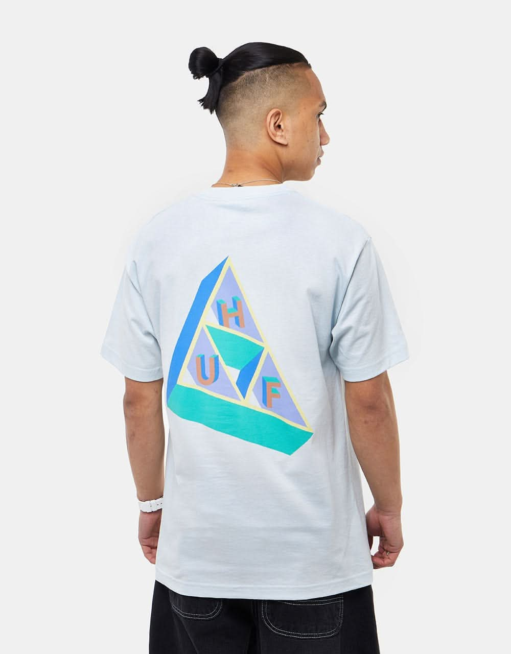 HUF Based Triple Triangle T-Shirt - Sky