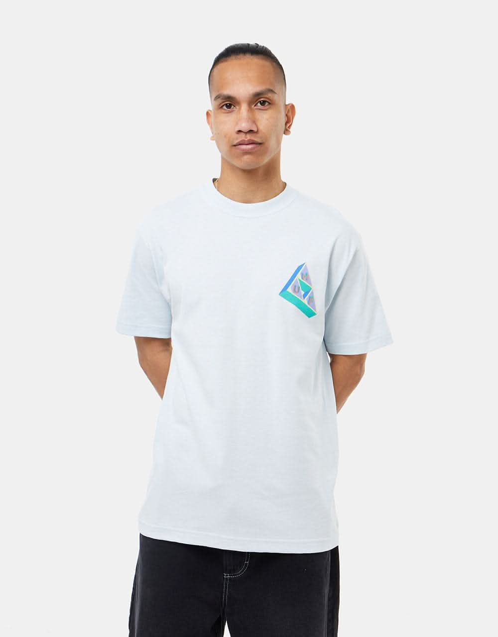 HUF Based Triple Triangle T-Shirt - Sky