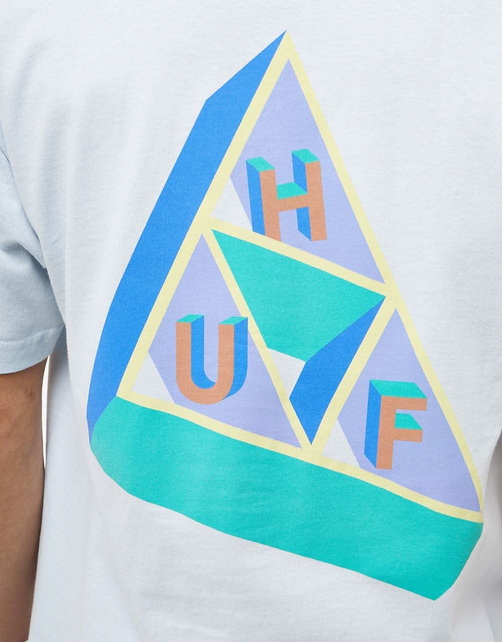 HUF Based Triple Triangle T-Shirt - Sky