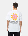 Obey House Of Flower Classic T-Shirt - White