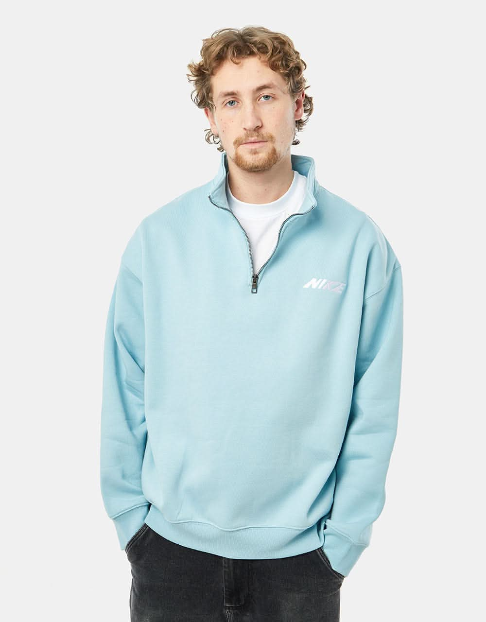 Nike SB Copy Shop Half Zip - Ocean Bliss