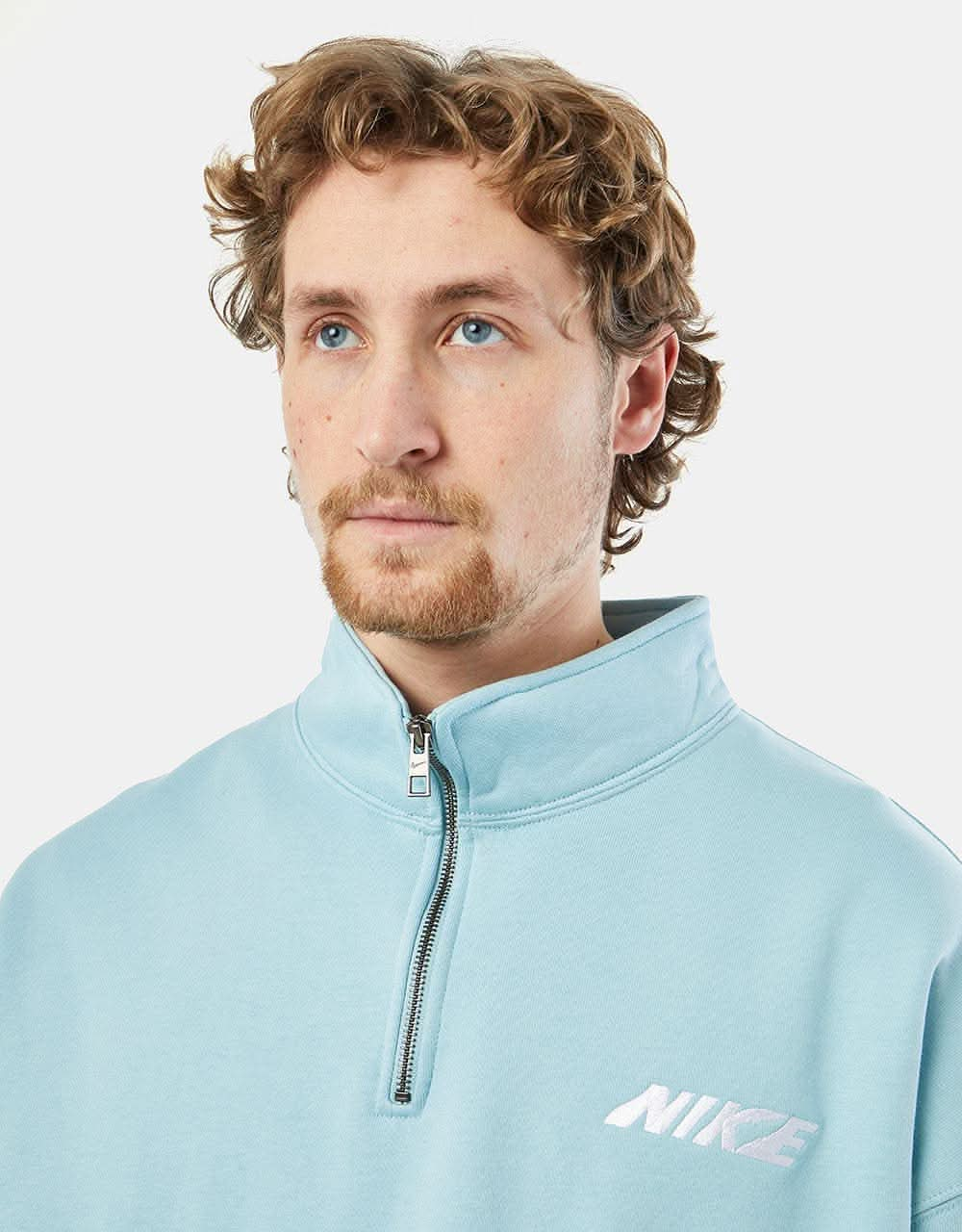 Nike SB Copy Shop Half Zip - Ocean Bliss