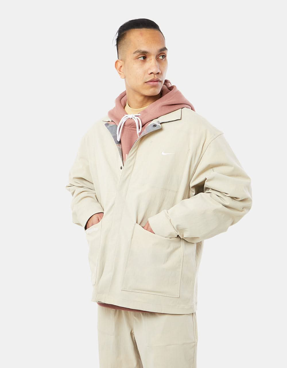 Nike SB x Doyenne Reversible Jacket - Limestone/White