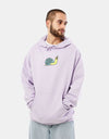 The Quiet Life Snail Pullover Hoodie - Lilac