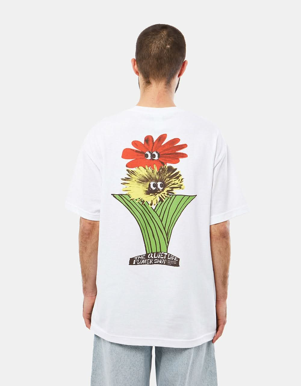 The Quiet Life Flower Shop T-Shirt - White