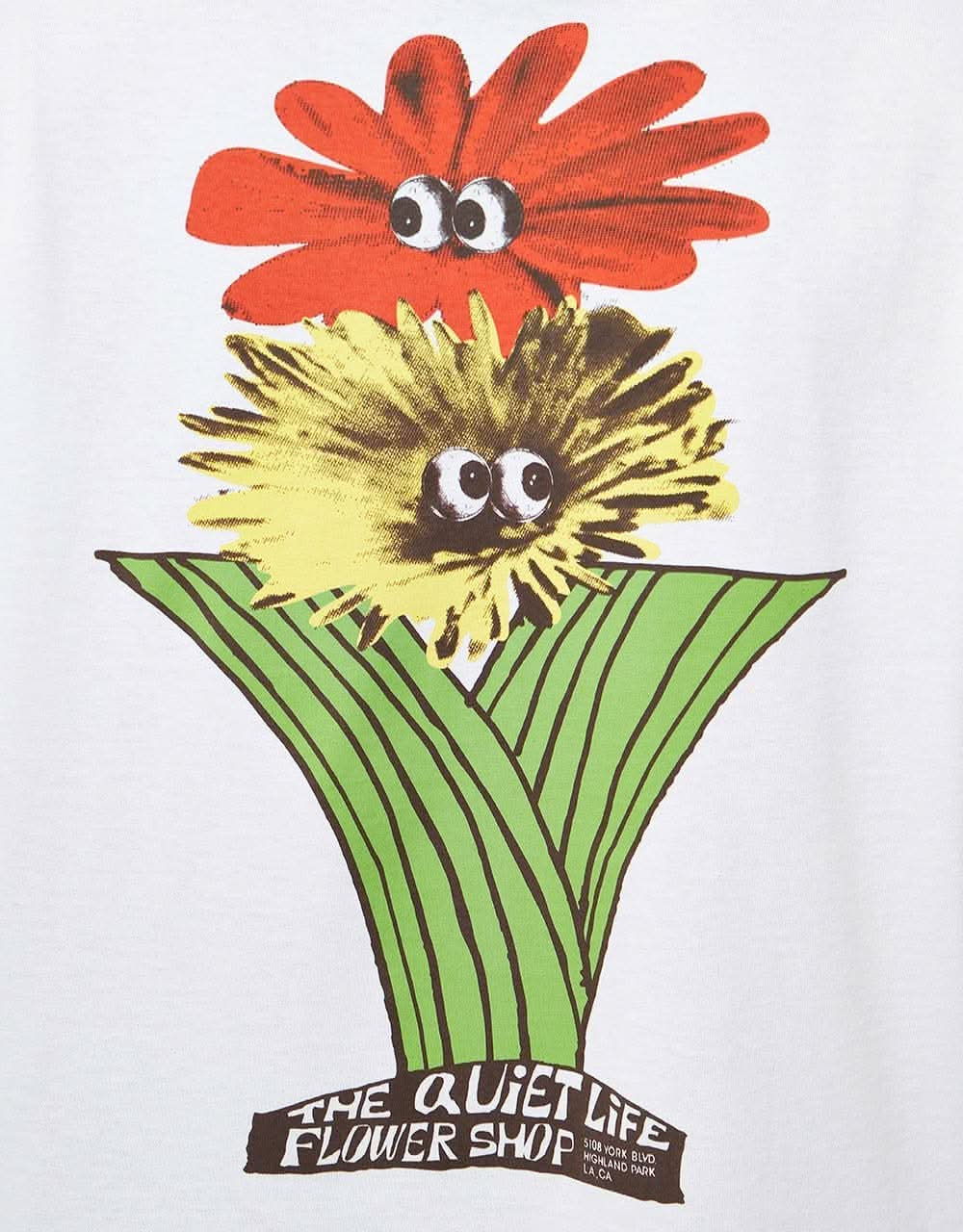 The Quiet Life Flower Shop T-Shirt - White