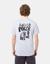 Poler Caveman T-Shirt - Gray Heather