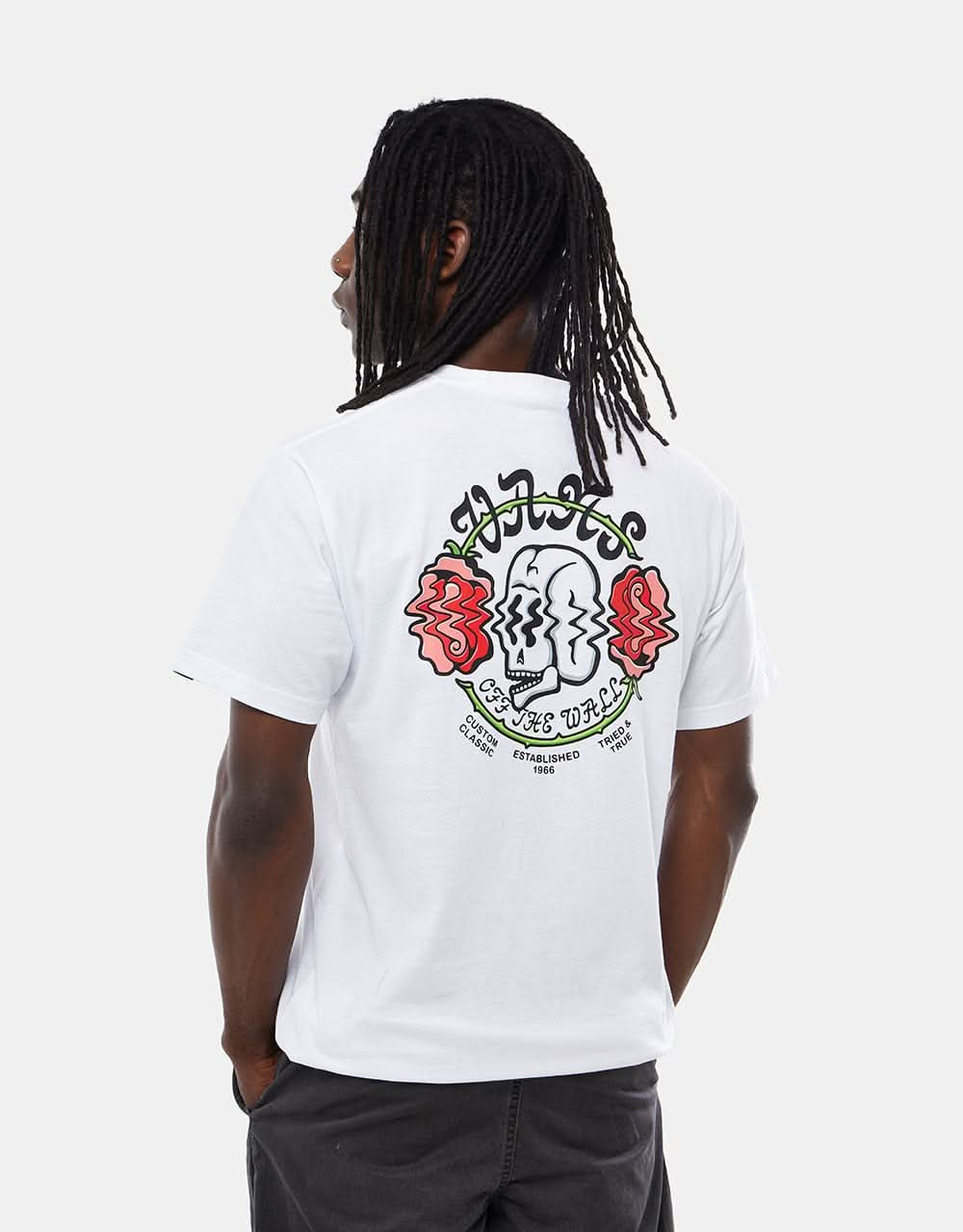 Vans Shaken Skull T-Shirt - White