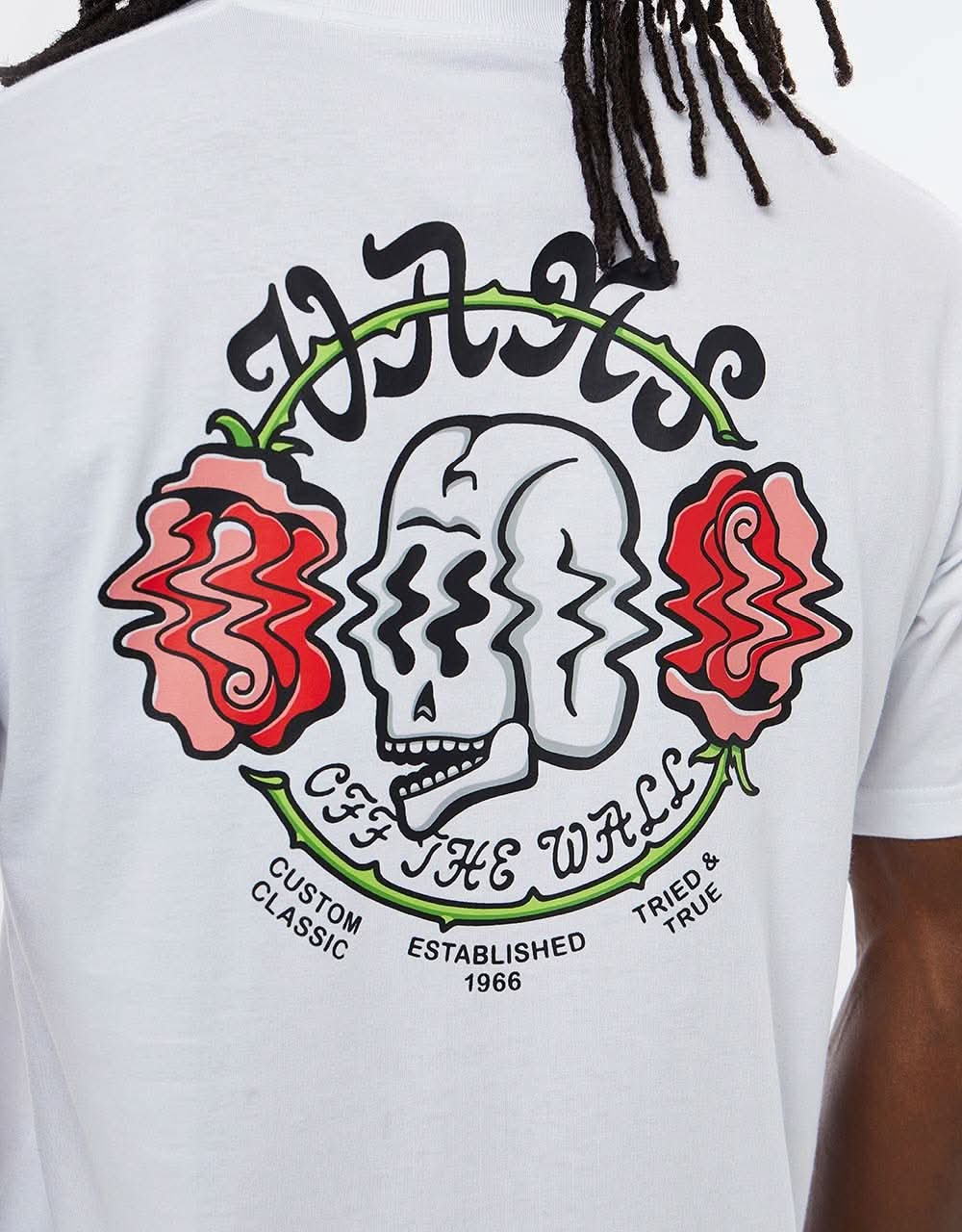 Vans Shaken Skull T-Shirt - White