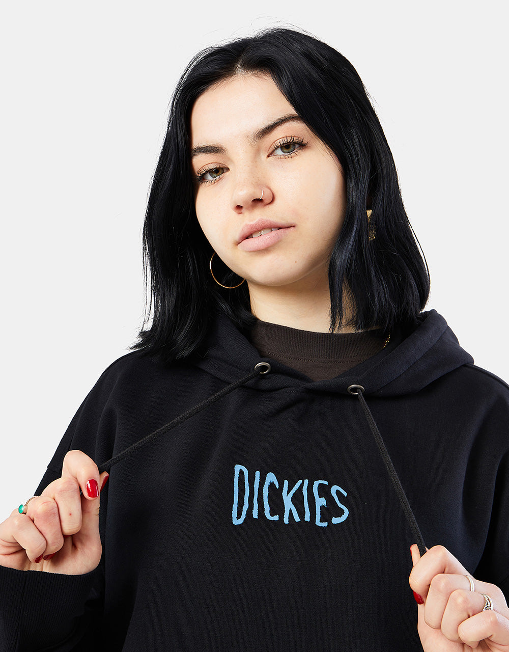 Dickies Damen Creswell Kapuzenpullover – Schwarz