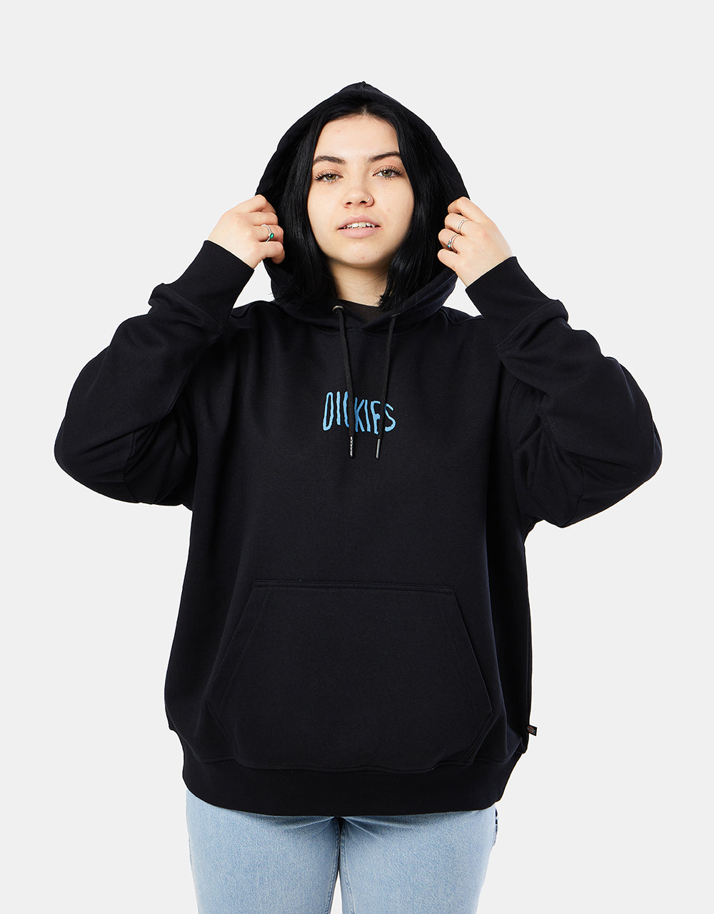 Sudadera con capucha Dickies Creswell para mujer - Negro