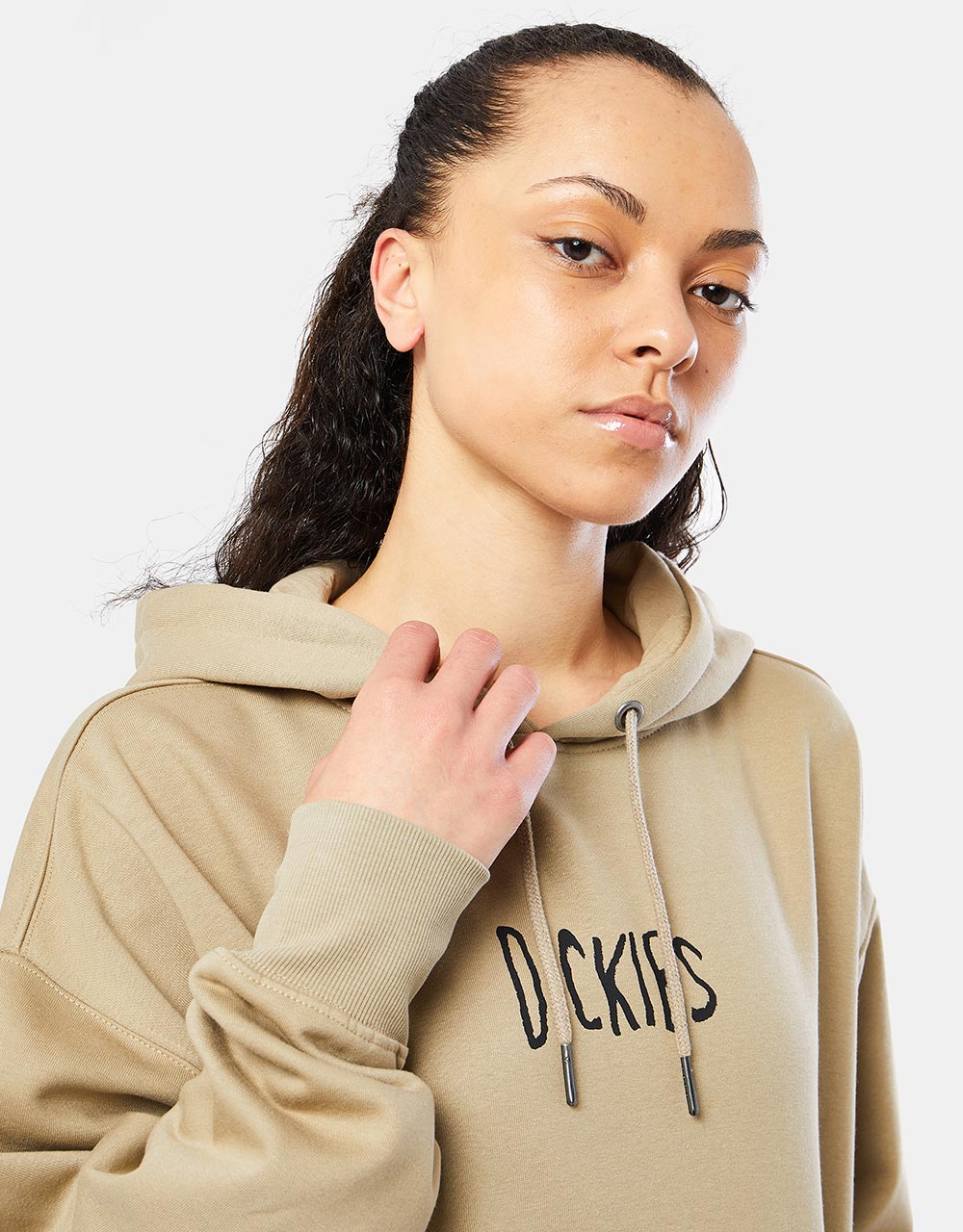 Sweat à capuche Dickies Creswell pour femmes - Desert Sand