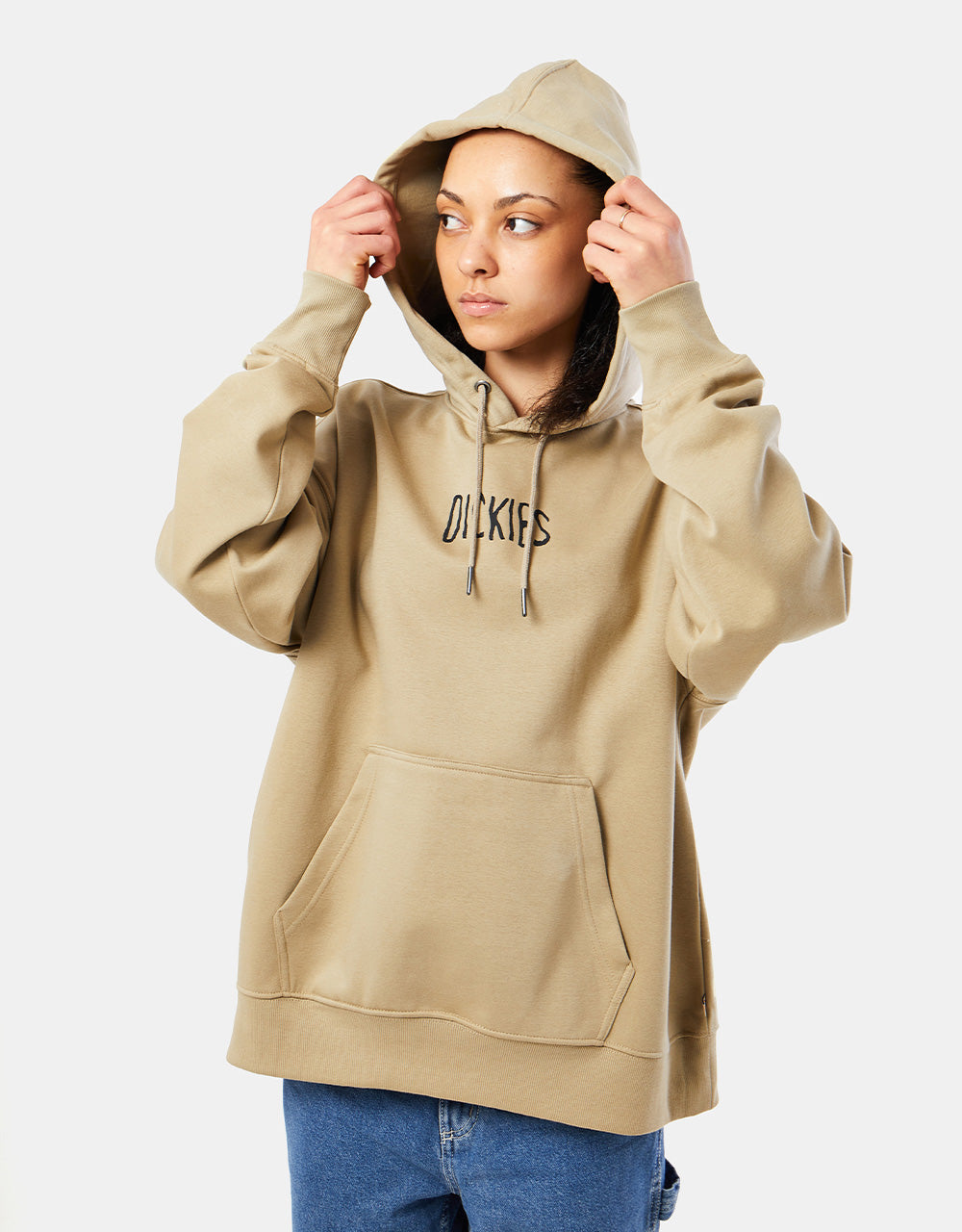 Sweat à capuche Dickies Creswell pour femmes - Desert Sand