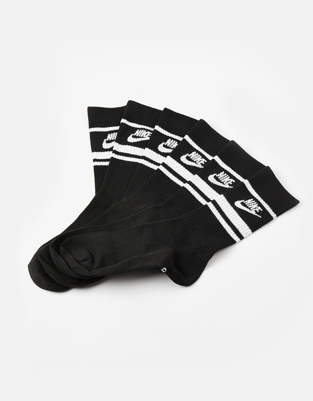 Nike Sportswear Everyday Essential 3 Pack Socks - Black/White