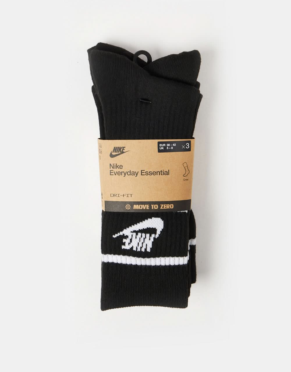 Nike Sportswear Everyday Essential 3er-Pack Socken – Schwarz/Weiß